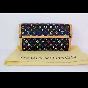 ISO🖤 LOUIS VUITTON PORTE TRESOR LON MULTICOLORE